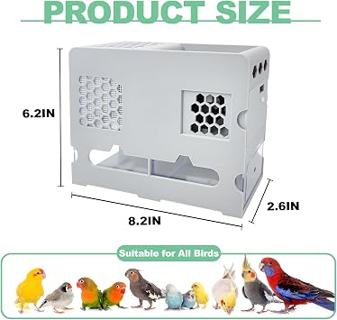 Bird Feed Shell Blowing Machine,No Assembly Required Husk Remover Wind Sheller Bird Seed Cleaner Machine, With Adjustable Speed Fanintelligent Digital Displayrechargeable and Washable Quick Shelling