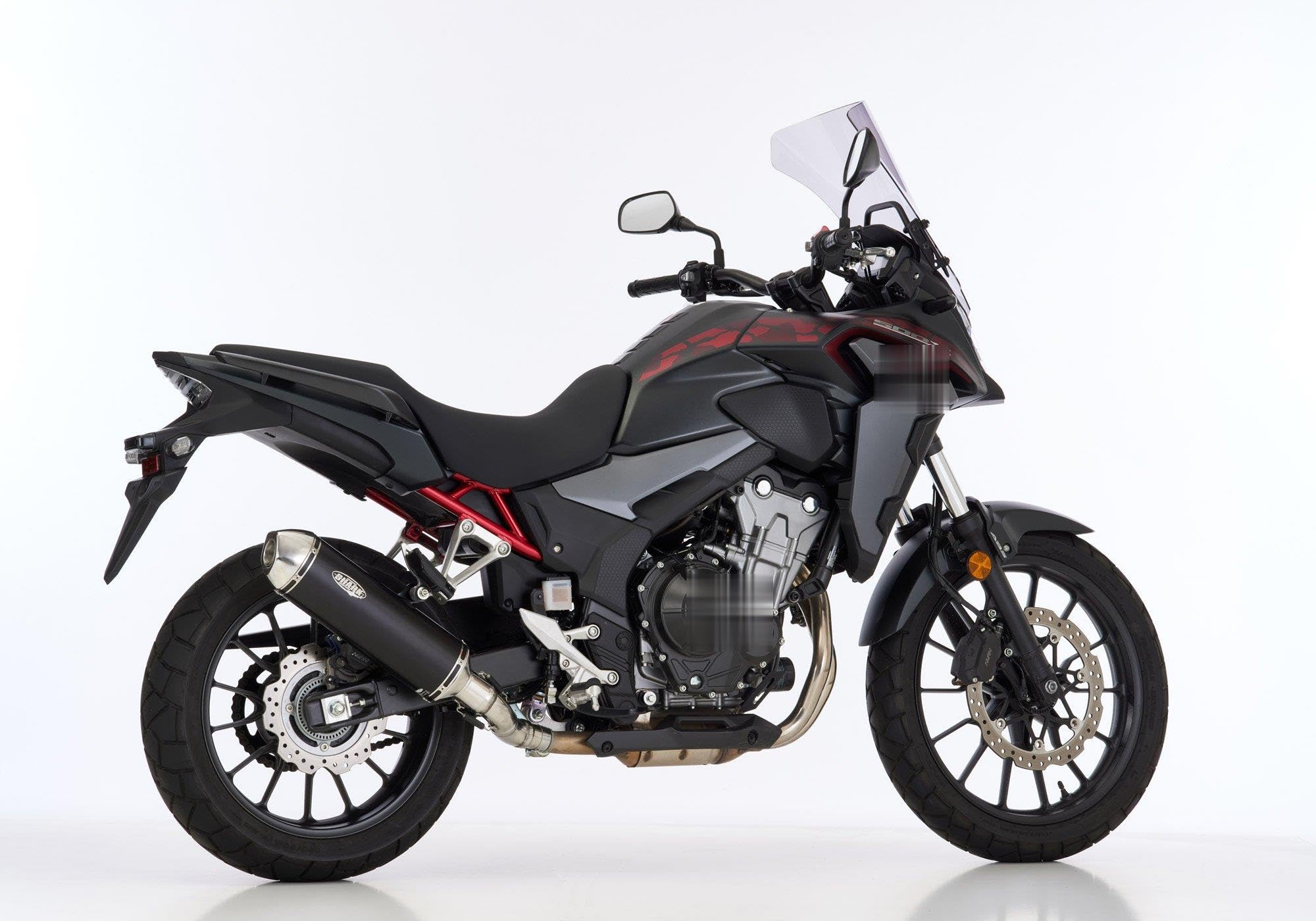 DSX-5 - Ammortizzatore di ricambio (2-1) per Honda CBR500R PC44 471 ccm anno di costruzione 2013-2015