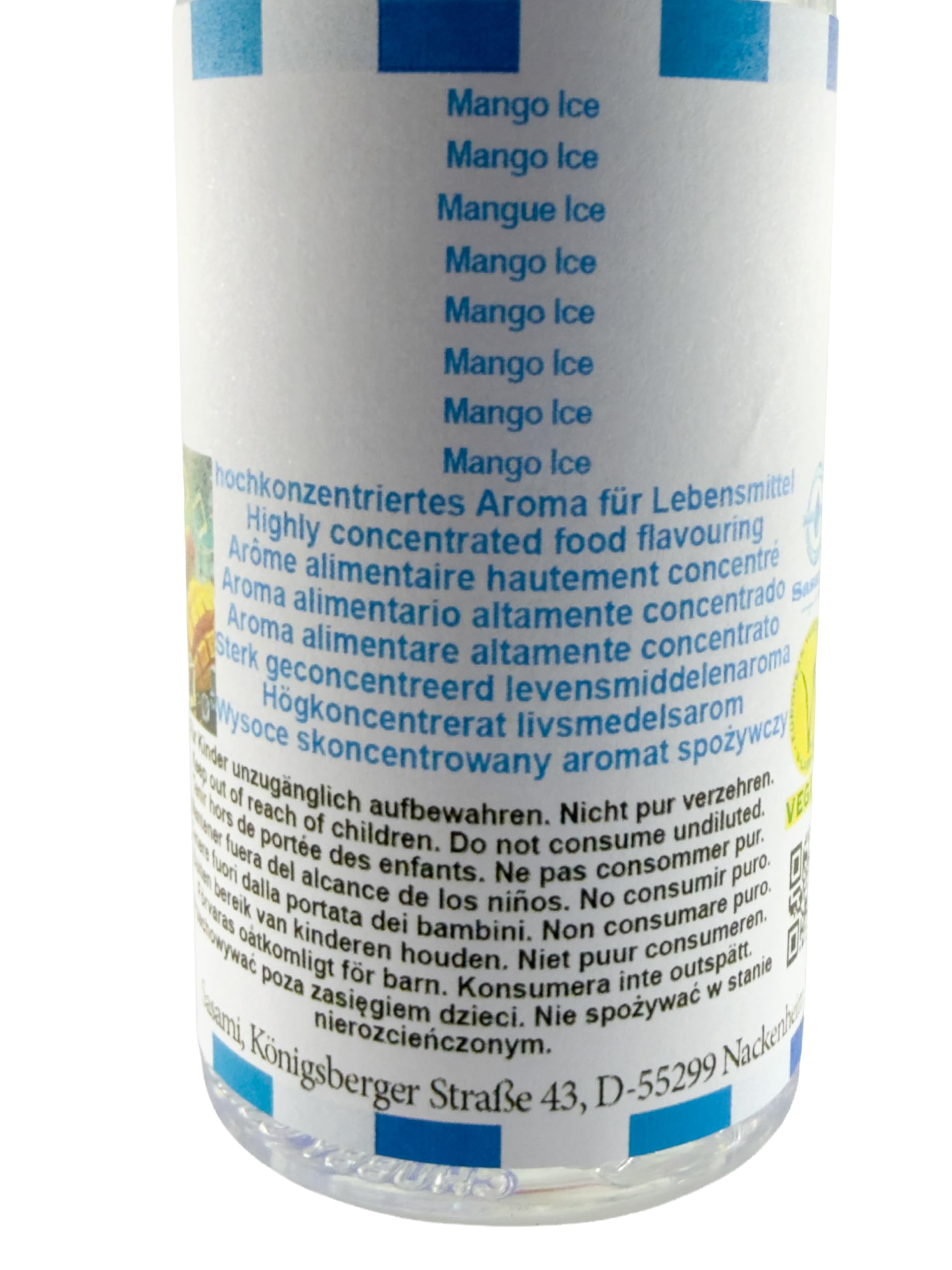 Mango Ice aroma concentrato - vegano - Sasami - 100ml