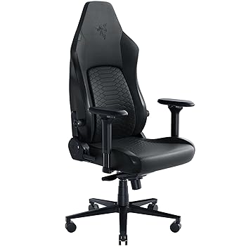 Razer Iskur V2 Gaming Chair with Adaptive Lumbar Support, Black