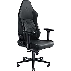 Razer Iskur V2 X Ergonomic Gaming Chair: Built-in Lumbar Support - Widened Seat Base - High Density Foam Cushions - Adjustable 152 Degree Recline - 2D Armrests - Plush Fabric Finish - Black