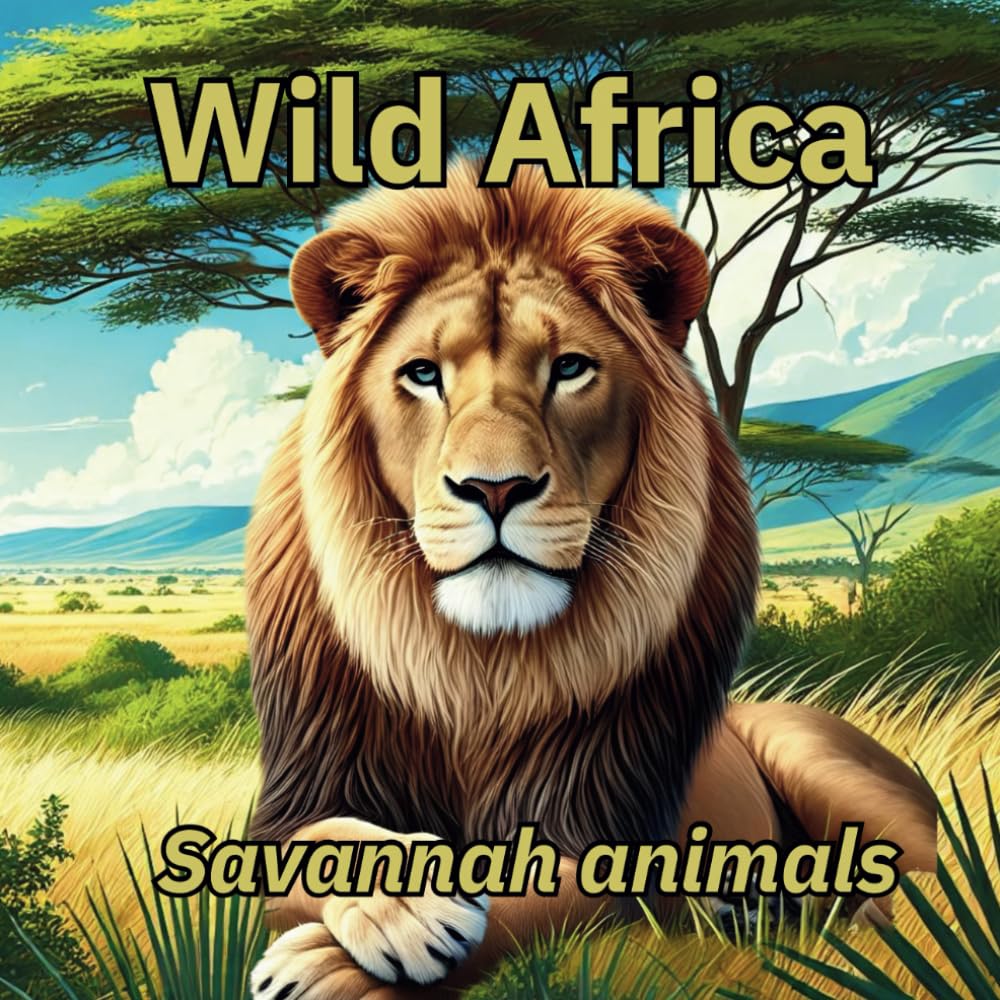 Wild Africa Savannah Animals: Savanna Secrets: Uncover the Wonders of African Wildlife - An Engaging Animal Book for Kids with Stunning Photos and Amazing Facts