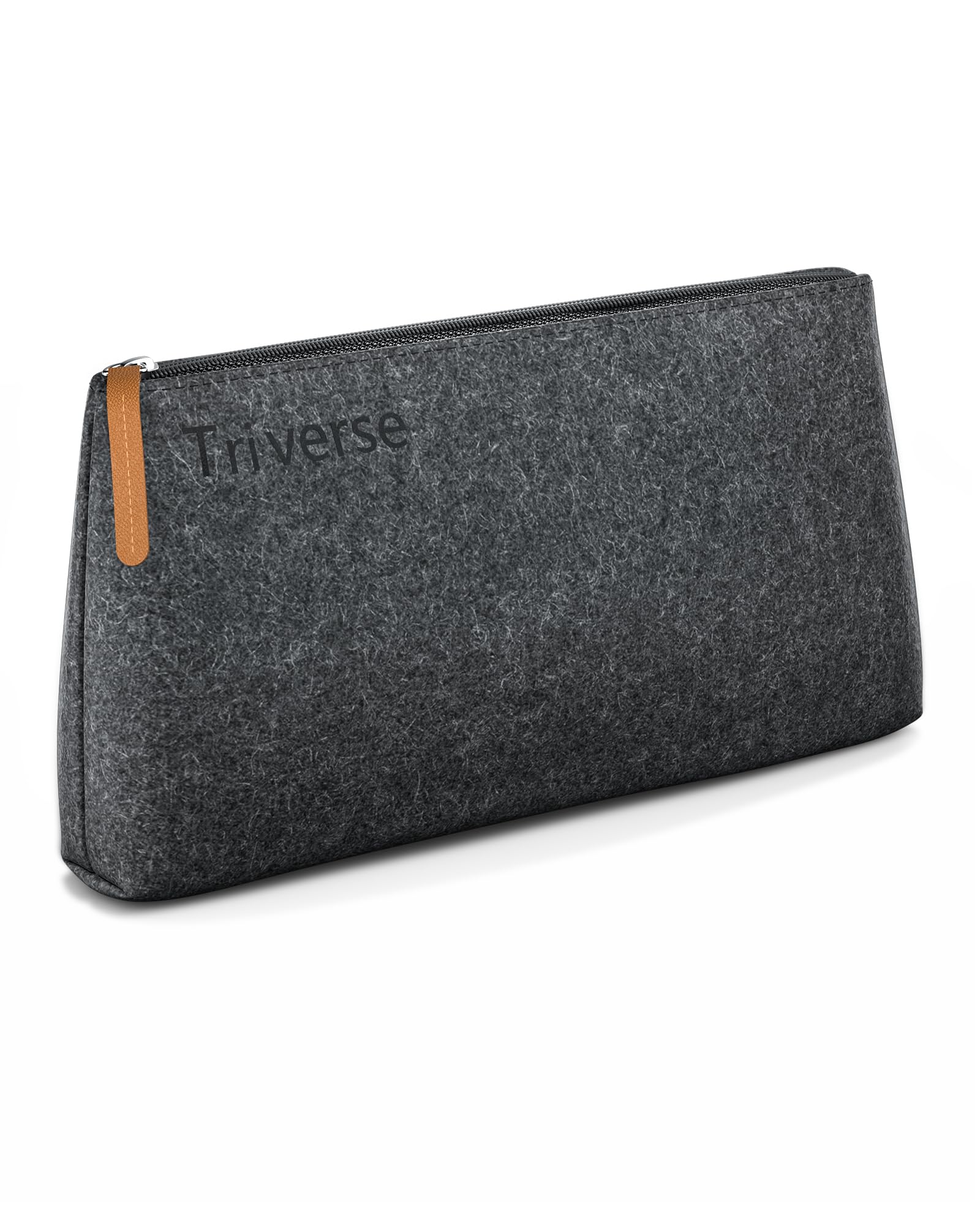 軽量フェルトポーチ | シンプルデザイン・色あせ防止 | 小物入れ・ガジェットポーチ メンズ 大人・小学生・高校生向け Small Pouch