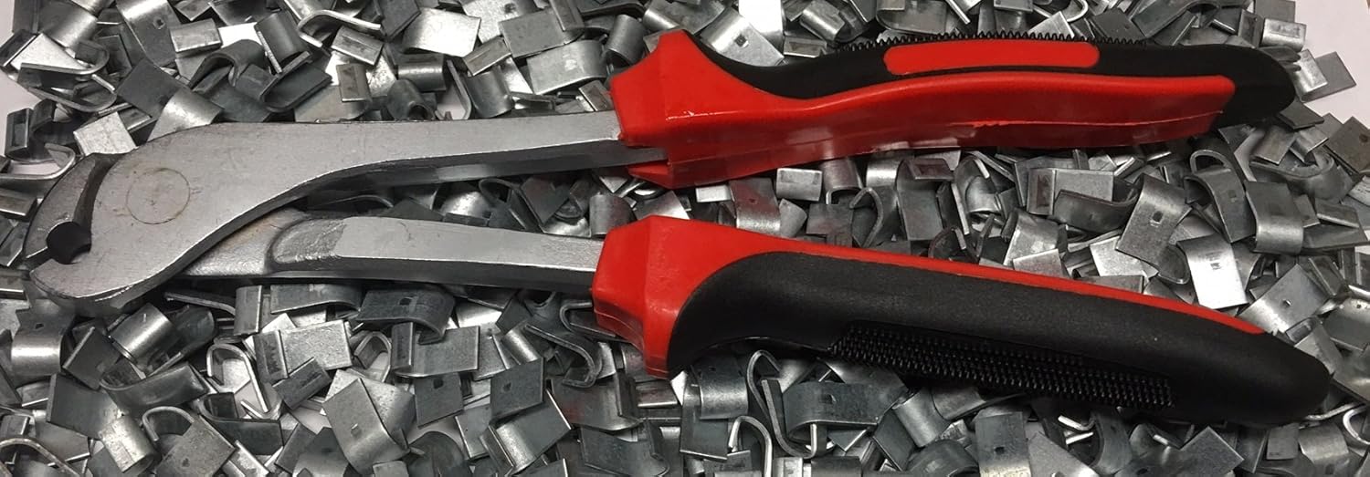 JClip Pliers + 2 LBS of JClips, Red handle jpliers Jclip Pliers J