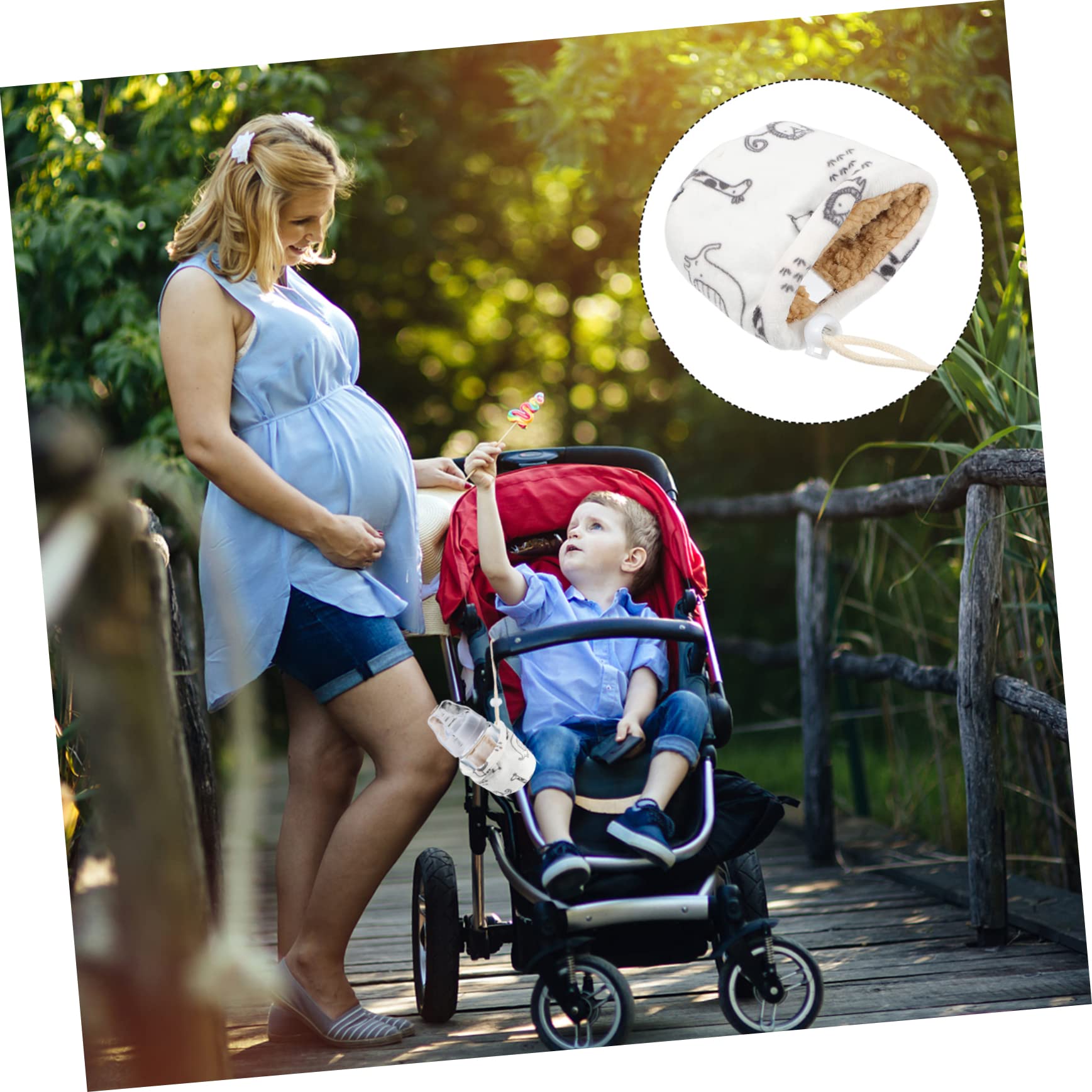 Toyvian 2pezzi Copertura Termica Per Biberon Di Protezione Per Biberon Da Design Confortevole e Leggero Adatta Bottiglie Standard Facile Da Trasportare e Conservare