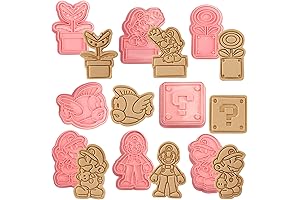 Mario Cookie Cutters Set for Creative Baking Adventures