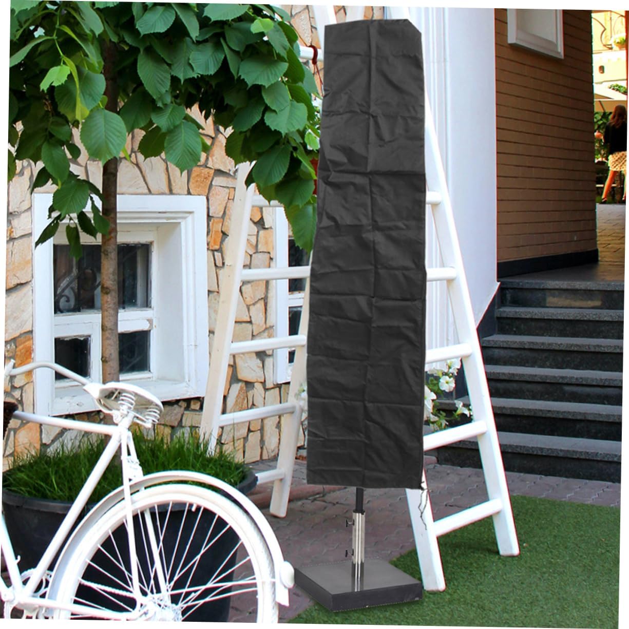 Totority 4pcs Parasol Cover Oxford Cloth Umbrella Protector for Outdoor Use Fits up Umbrellas All Weather for Patio Garden and Market