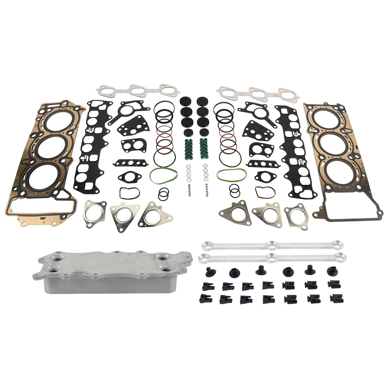 Kit Juntas Sellos Para Enfriador Aceite Juego Bielas Para Benz OM642 V6 280 320 350 CDI Juntas