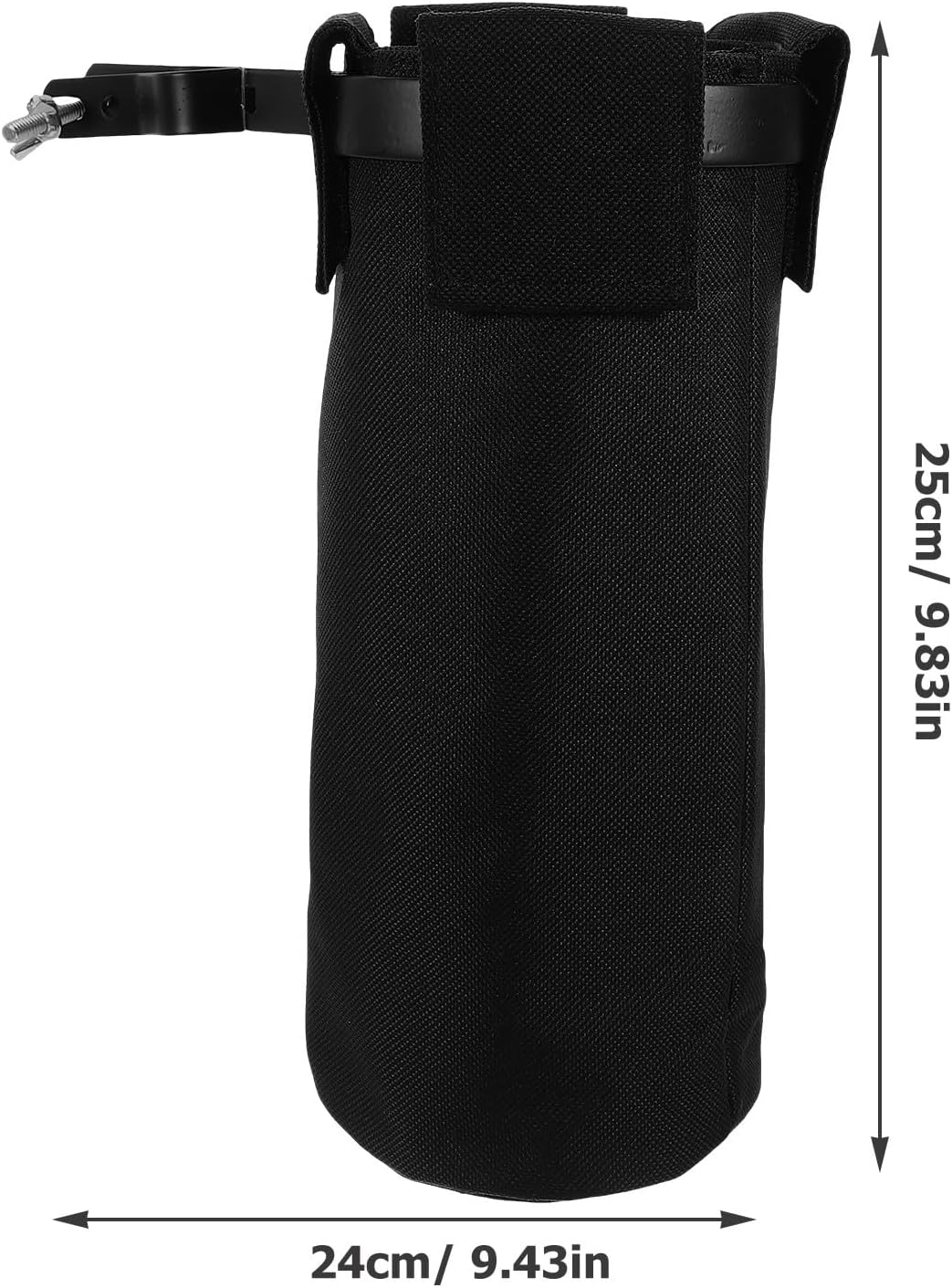 Professional Drum Stick Bag with Thick Oxford Sponge, Portable Black Drumstick Holder Pouch for Drummers, Sturdy Drumstick Storage Case Suitable for Music Practice and Travel