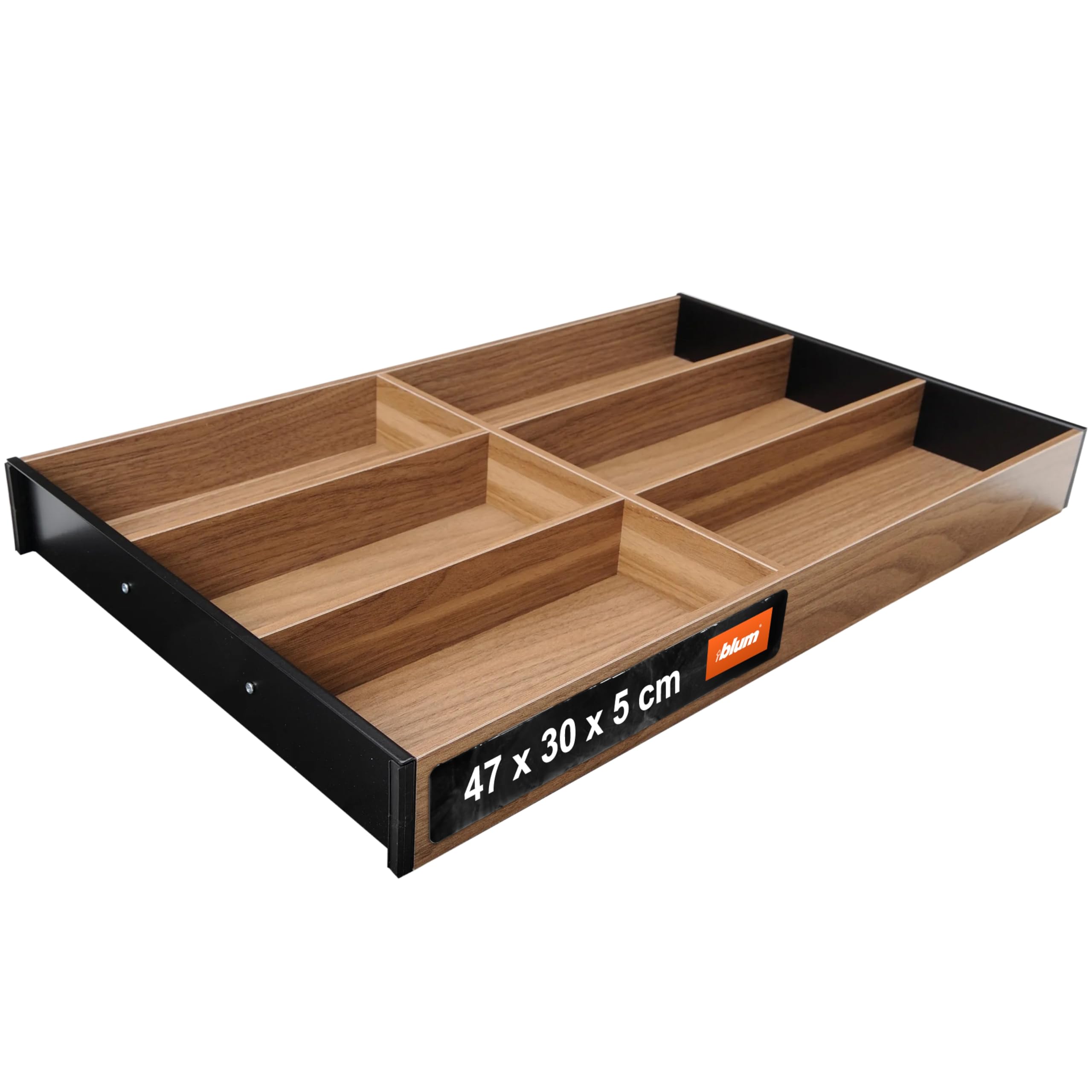 BLUM AMBIA-LINE Besteckeinsatz NL500mm, B300mm, Tennessee Nuss