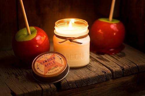 Miniatura 12 de Velas perfumadas hechas a mano con pera de brandied, vela de aromaterapia de soja con frasco, velas para regalo perfumado para el hogar