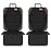 Siivton Car Seat Protector for Child Seat Cushion for Leather and Fabric Seats, 2 Mesh Pockets, Non-Slip Backing, Carseat Protectors for Vehicles, Baby, Pets (2 Pack)