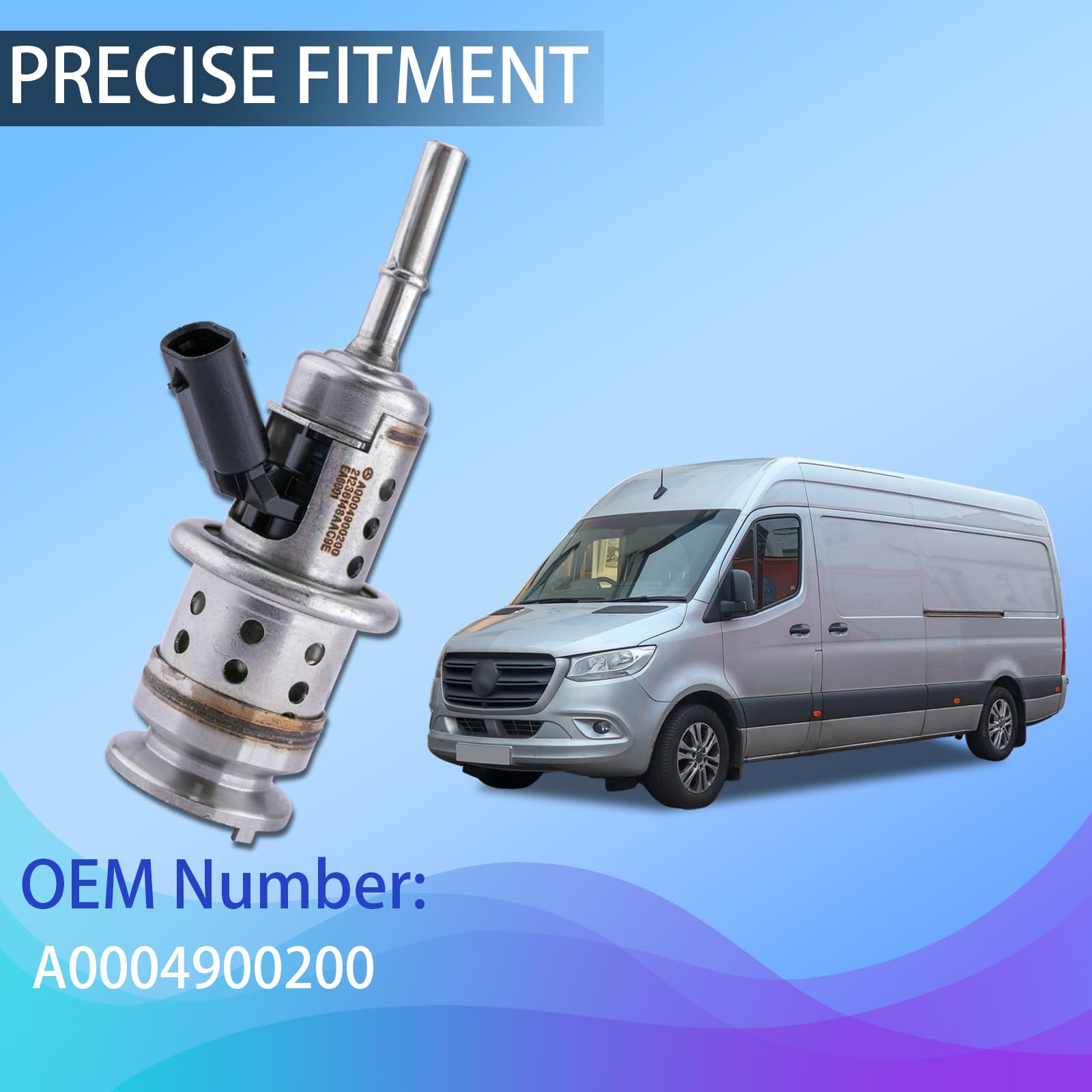 Diesel AdBlue Inyector A0004900200 para Benz Sprinter 3.5t 4T 3T RWD AWD | para Benz Sprinter 3.5t 314 316 CDI Sprinter 4T 414 416 CDI Sprinter 3T 214 CDI Tracción Trasera RWD AWD Inyector combustible