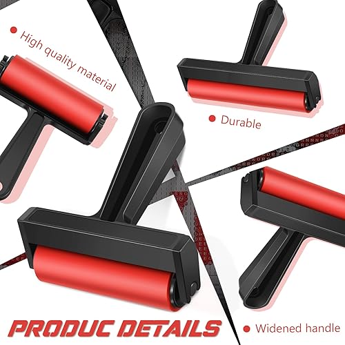 Miniatura 7 de 2 piezas de rodillo de pintura de diamante, herramientas de prensado de rodillos de arte de diamante para pintura de taladro completo, rodillo 5D