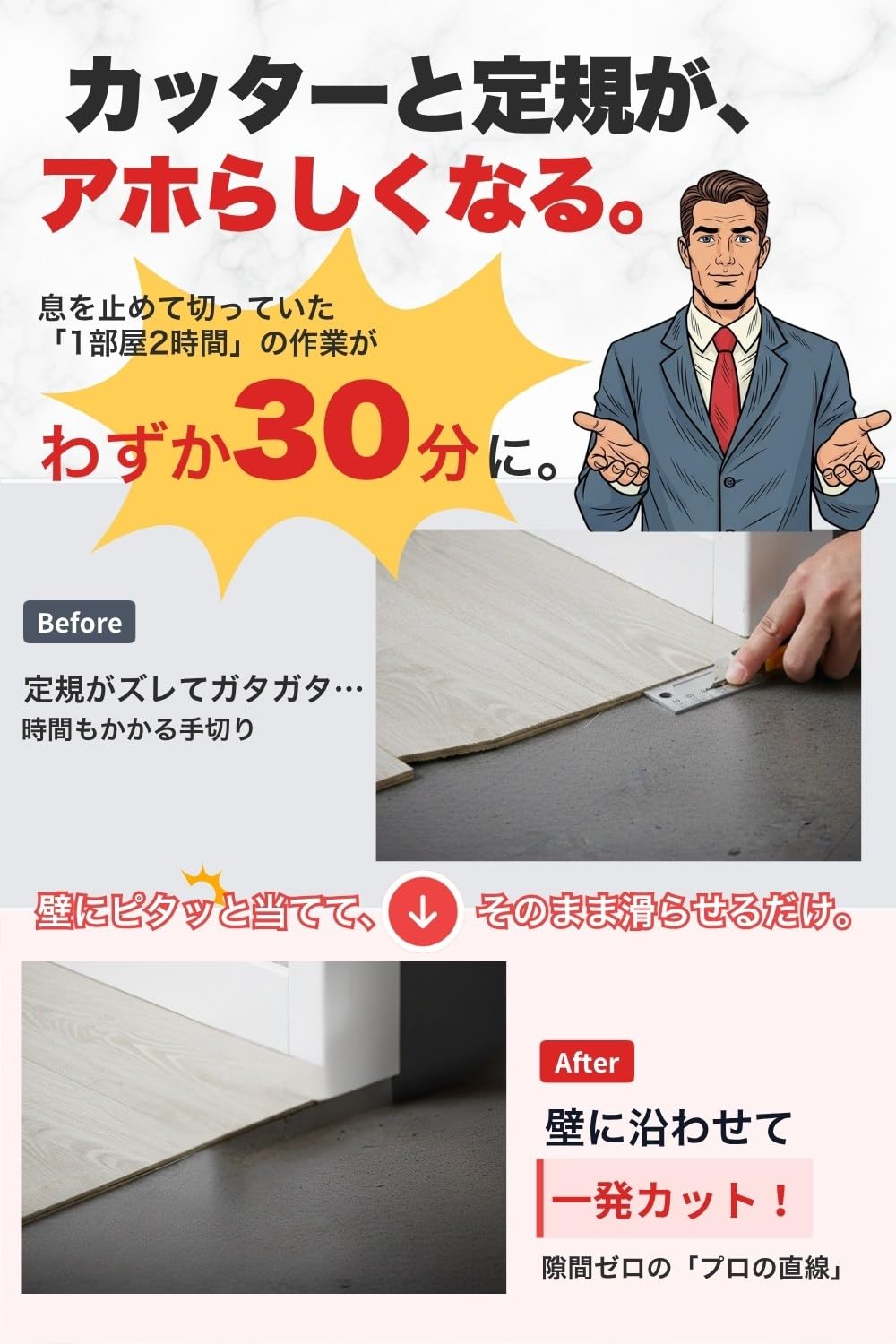 Amazon | Mel Japan パーキリ コーナーカッター クッションフロア用