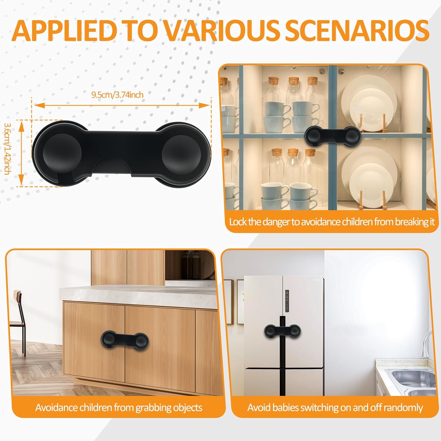 Knob Protective Cover Safe Versatile Stove Gas Knob Covers Easy to Use Gas Stove Knob Protector Reusable Protection Gas Safety Case