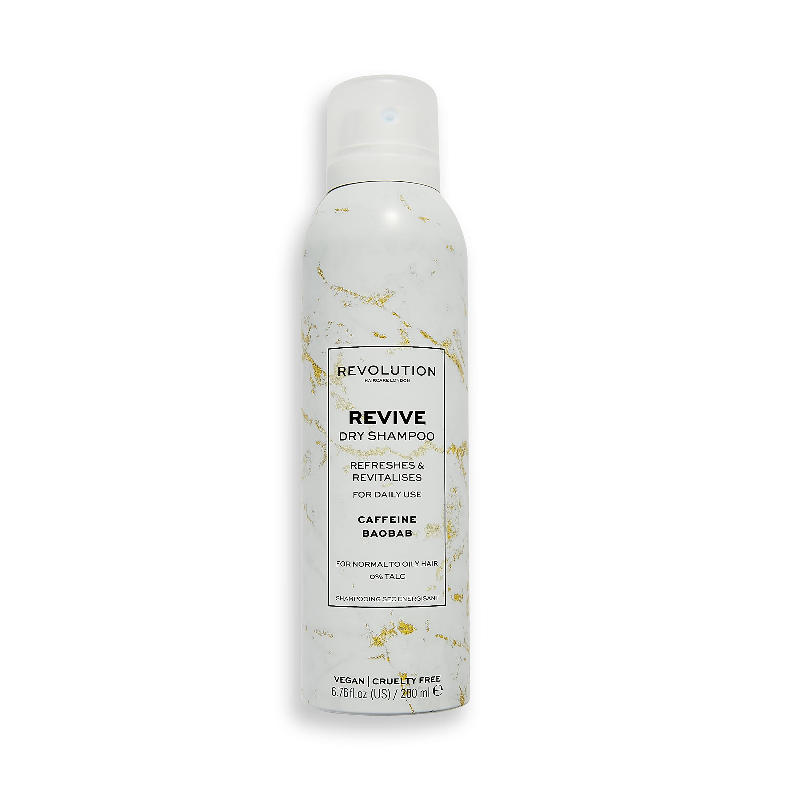 Revolution Haircare London Revive Dry Shampoo, No Rinse Spray, Vegan and Cruelty-Free, 200ml