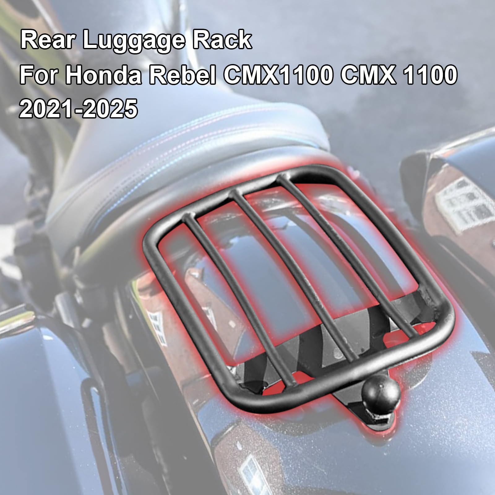 Motorrad Gepäckträger Solo Heckträger Gepäck Rack für Honda Rebel 1100 CMX 1100 CMX1100 2021 2022 2023 2024 2025