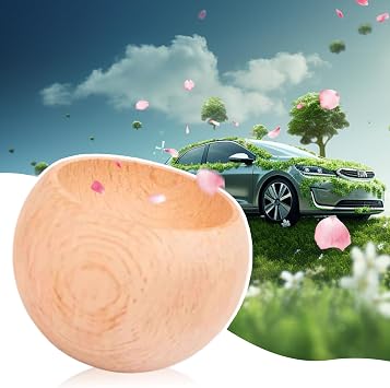 Wood Oil Diffuser Aromatherapy Wooden Oil Diffusers Air Freshener | Aromatherapy Egg-Shaped Air Freshener Long Lasting Portable Home Decoration for Wardrobe Closet SPA