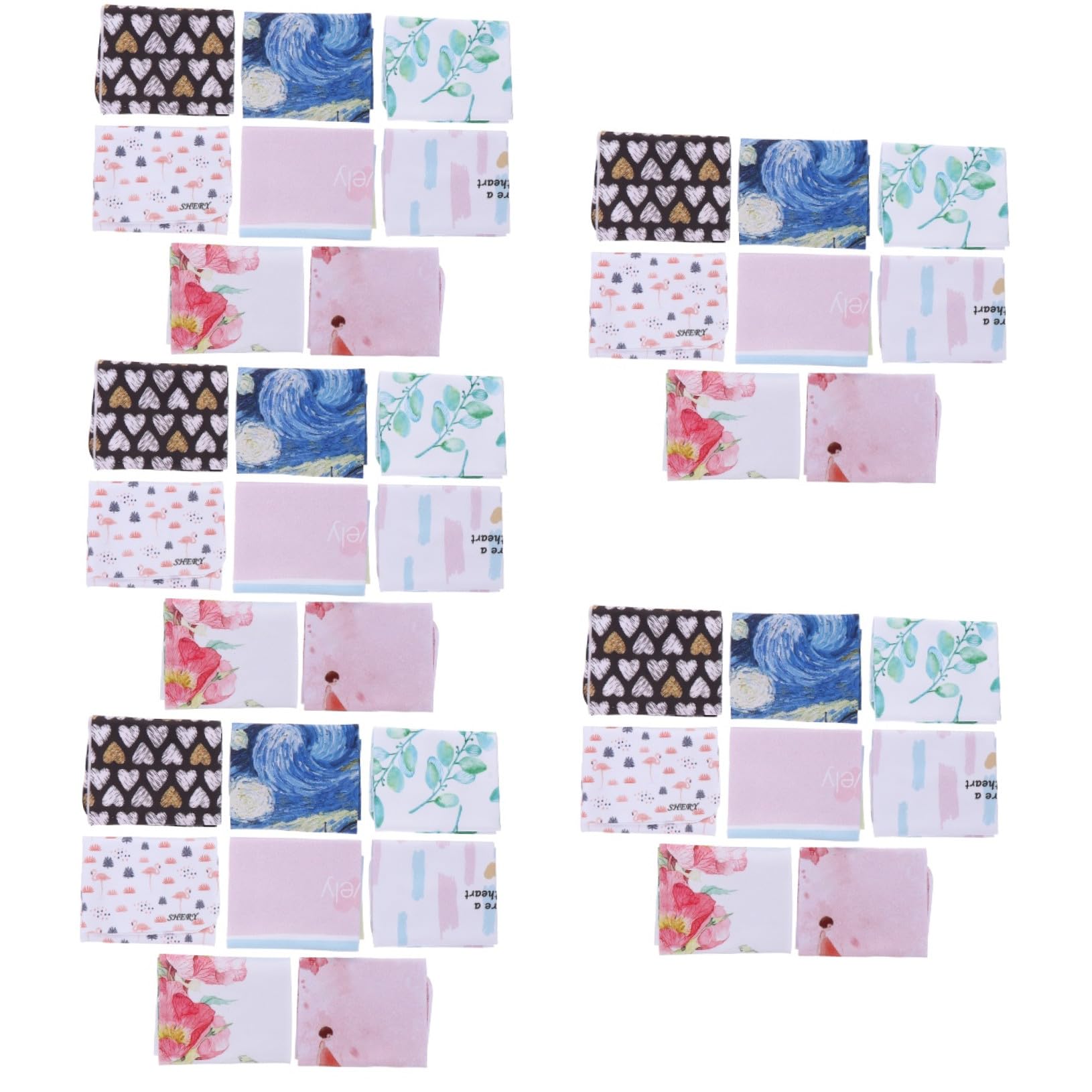 FRCOLOR 5 Set Di Panni Per La Pulizia in Microfibra Per Occhiali Per La Pulizia Degli Occhiali Morbidi Robusti E Facili Da Trasportare 8 Pezzi*5
