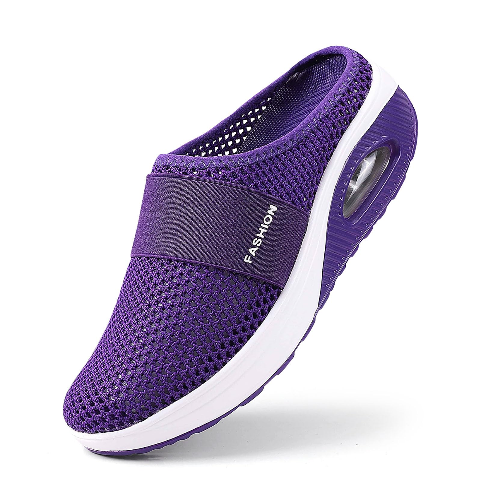 Zapatillas Verano Mujer Malla Grande Puntera cómodas Antideslizantes Playa diseño Liso Transpirable Ligero para Uso Diario