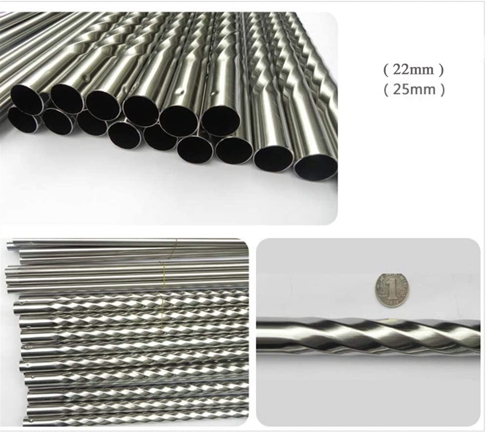 Supporto per zanzariera, Telaio per baldacchino in Acciaio Inox, Telaio per zanzariera, palo per Tenda da Letto a 4 ango