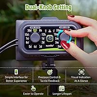 Vista 5 de RAINPOINT Compact Programmable Solar Automatic Plant Waterer Kit Work with Indoor Outdoor,Self Watering Drip Irrigation Pump Indoor/Outdoor Vacation