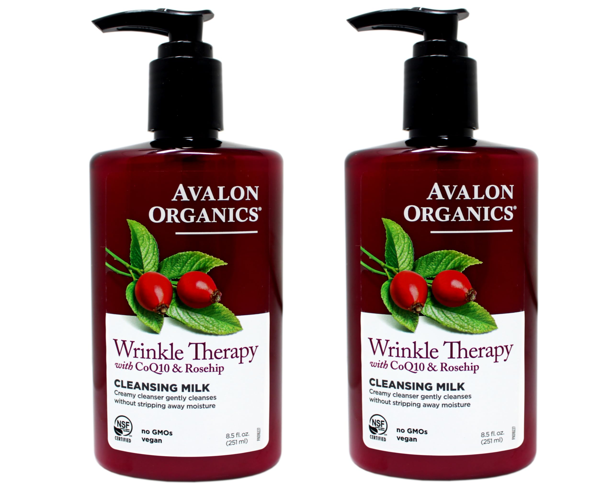 Avalon Organics CoQ10 Facial Cleansing Milk - 8.5 fl oz (Pack of 2)