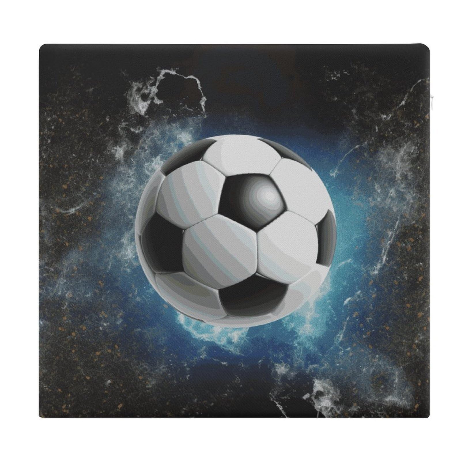 Adfgyerh Style Soccer Sport Cushions Memory Foam For Adults, Seat Cushion Chair Pads Soft, Square Pillows For Dining, Kitchen, Office, Patio Chairs