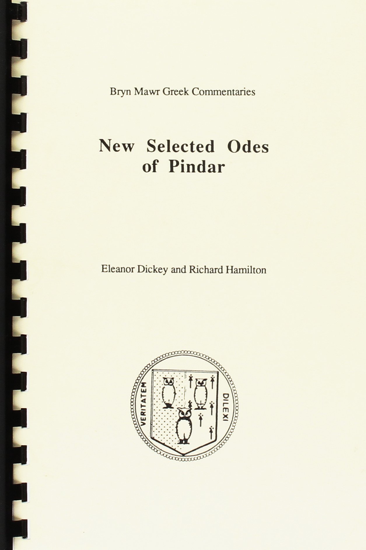New Selected Odes of Pindar