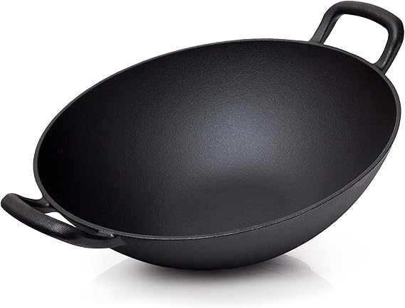 BBQ Nerd Gusseisen Wok 33,5 cm für asiatische Gerichte | HORNBACH