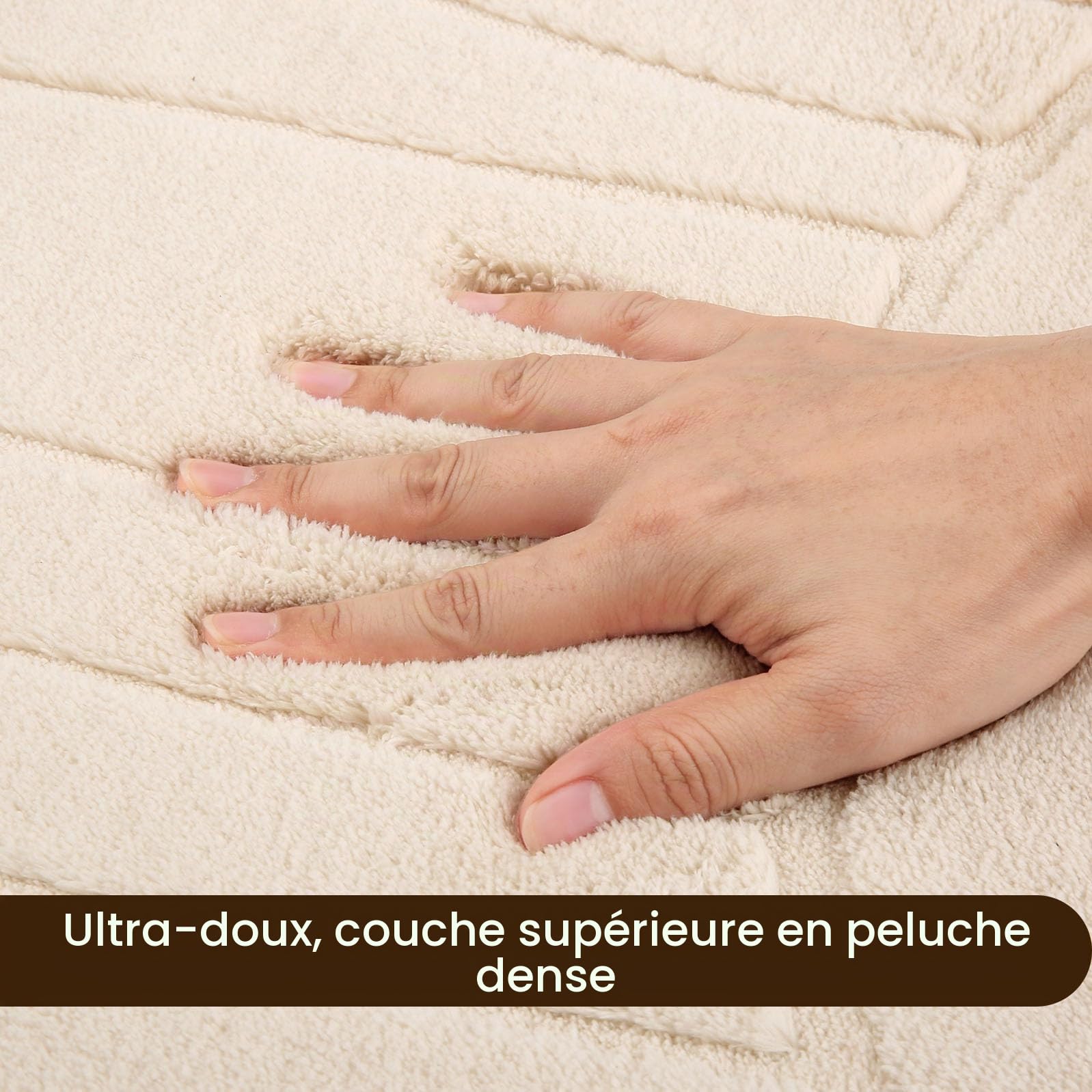 Sour Lemon Tapis pour salon, 275 x 370 cm, motif demi-cercle 3D, tapis gris pour chambre à coucher, tapis extra grand pour salon, lavable en machine, antidérapant, tapis à poils courts pour