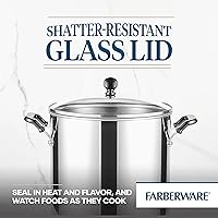 Vista 36 de Farberware Classic Series - Cazo de acero inoxidable, 1 litro, Tapa coladora