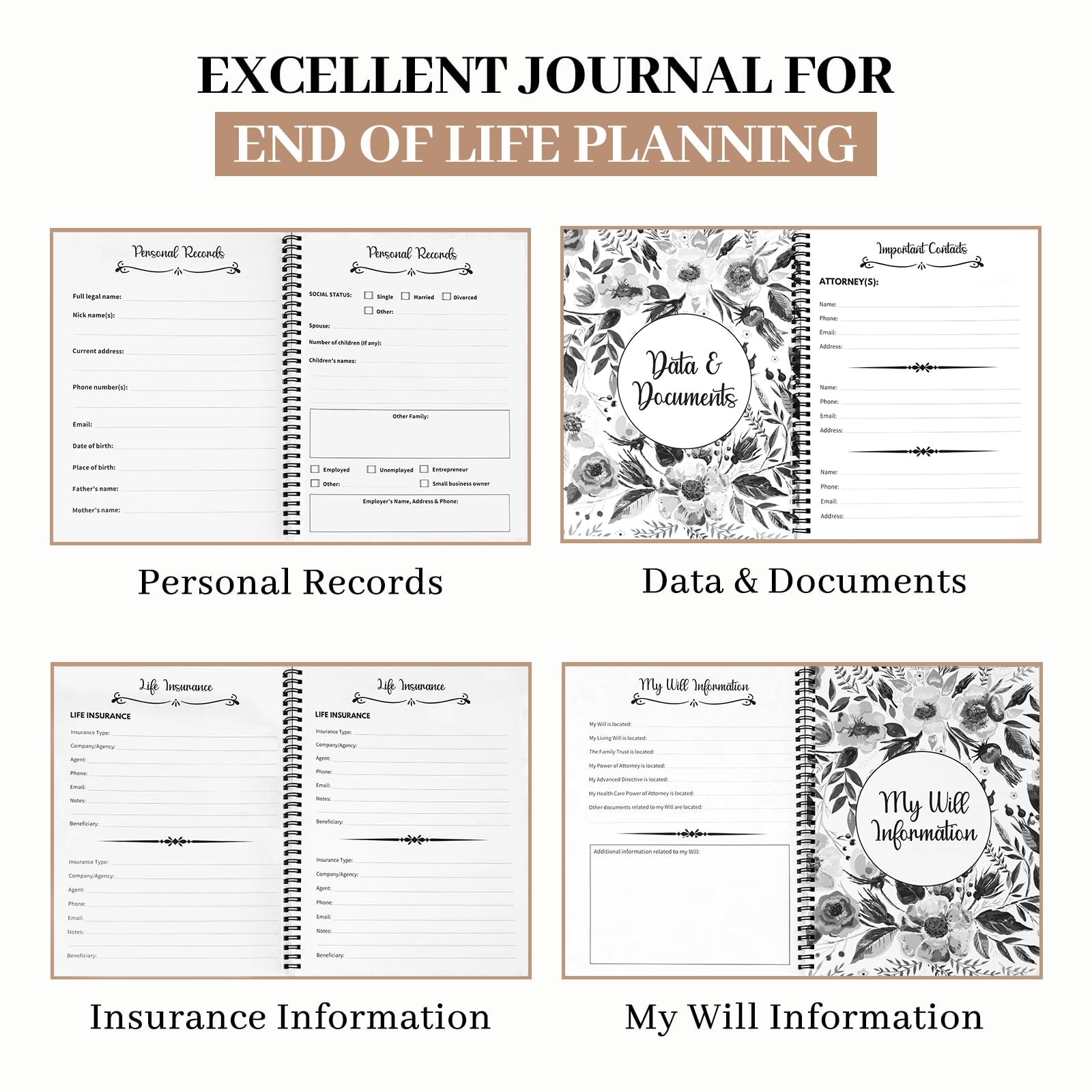 amazon-com-end-of-life-planner-organizer-notebook-with-pocket-for-documents-i-m-dead-now-what-planner-spiral-bound-if-i-die-binder-organizer-guided-final-arrangement-for-beneficiary-will-preparation-last for If I Die Binder Free Printable Amazon.com : End of Life Planner Organizer Notebook with Pocket for Documents, I'M Dead Now What Planner Spiral Bound If I Die Binder Organizer Guided Final Arrangement for Beneficiary Will Preparation Last for If I Die Binder Free Printable