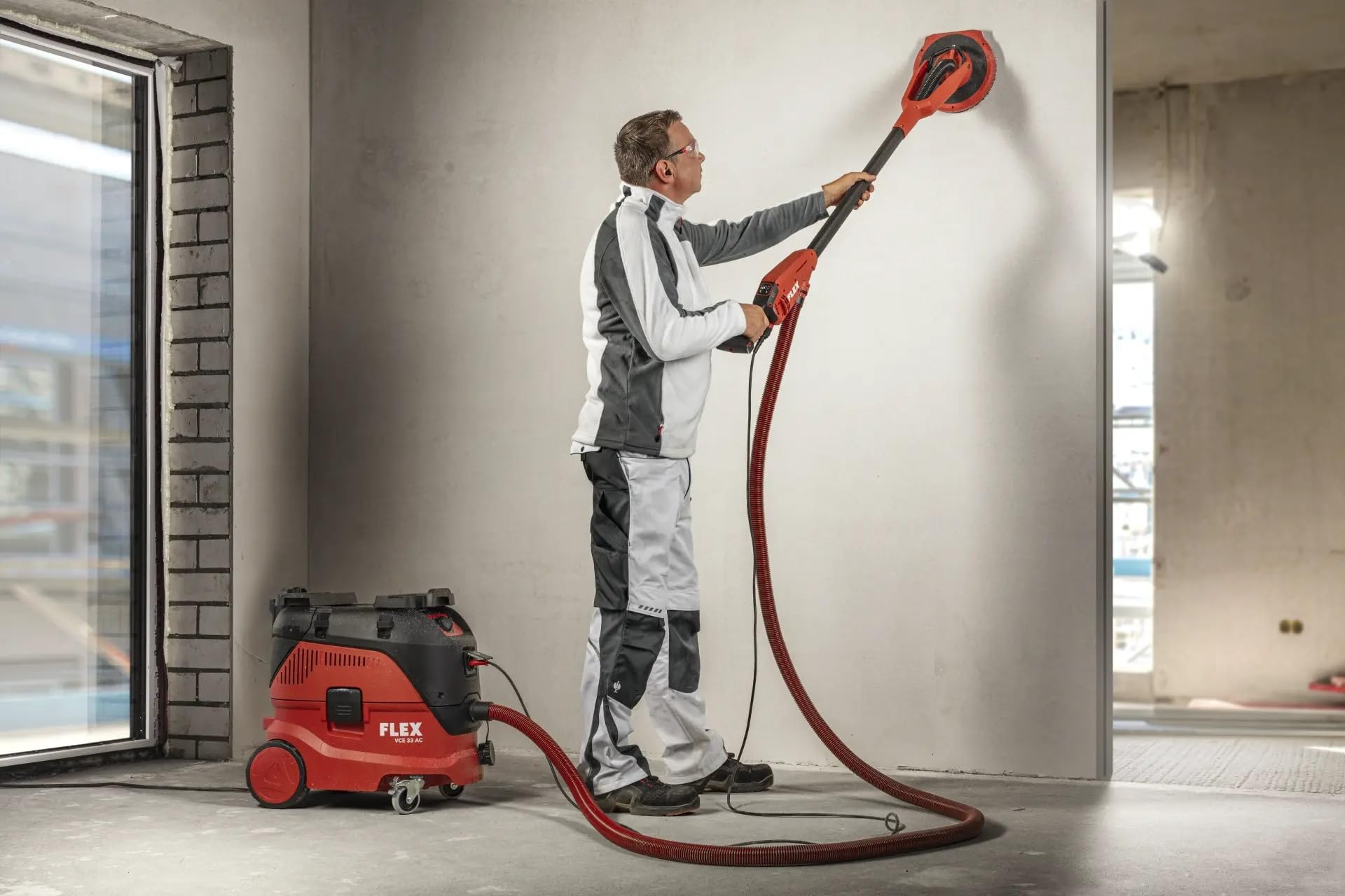Flex Wand- und Deckenschleifer Giraffe GE 6 R-EC (Leistungsaufnahme 500 W, inkl. Transporttasche) 530900