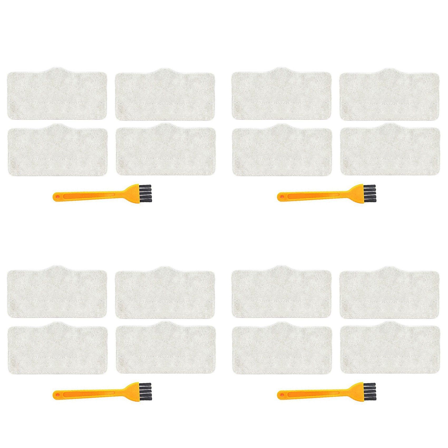 Hndhbfgrt 20Pcs Steam Vacuum Cleaner Mop Cloth Cleaning Pads for DEM ZQ600 ZQ610 Handhold Cleaner Mop Accessory