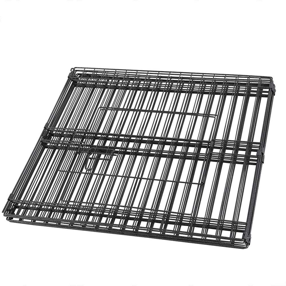 Abician 8 Panneaux Parc pour Chiots Enclos Clôture pour Chiens 61 x 61cm