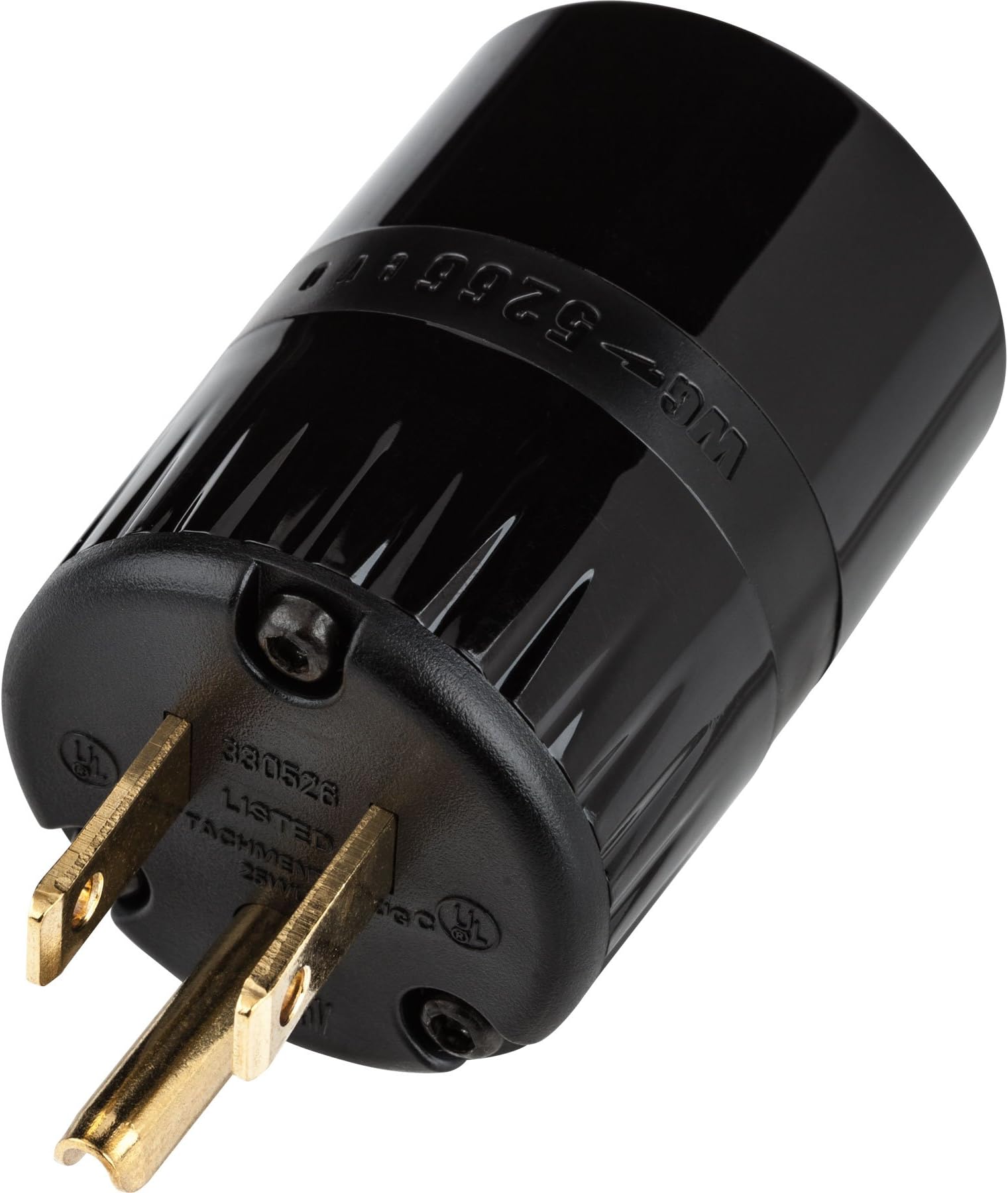 Wattgate 5266 EVO Black Standard Edison AC Power Connector