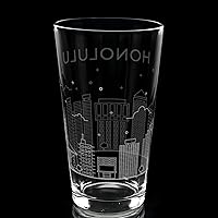Vista 38 de AMSTERDAM NETHERLANDS SKYLINE Engraved Pint Beer Glass Minimalist City Sky Line Full Wrap Engraving Great Gift Idea!
