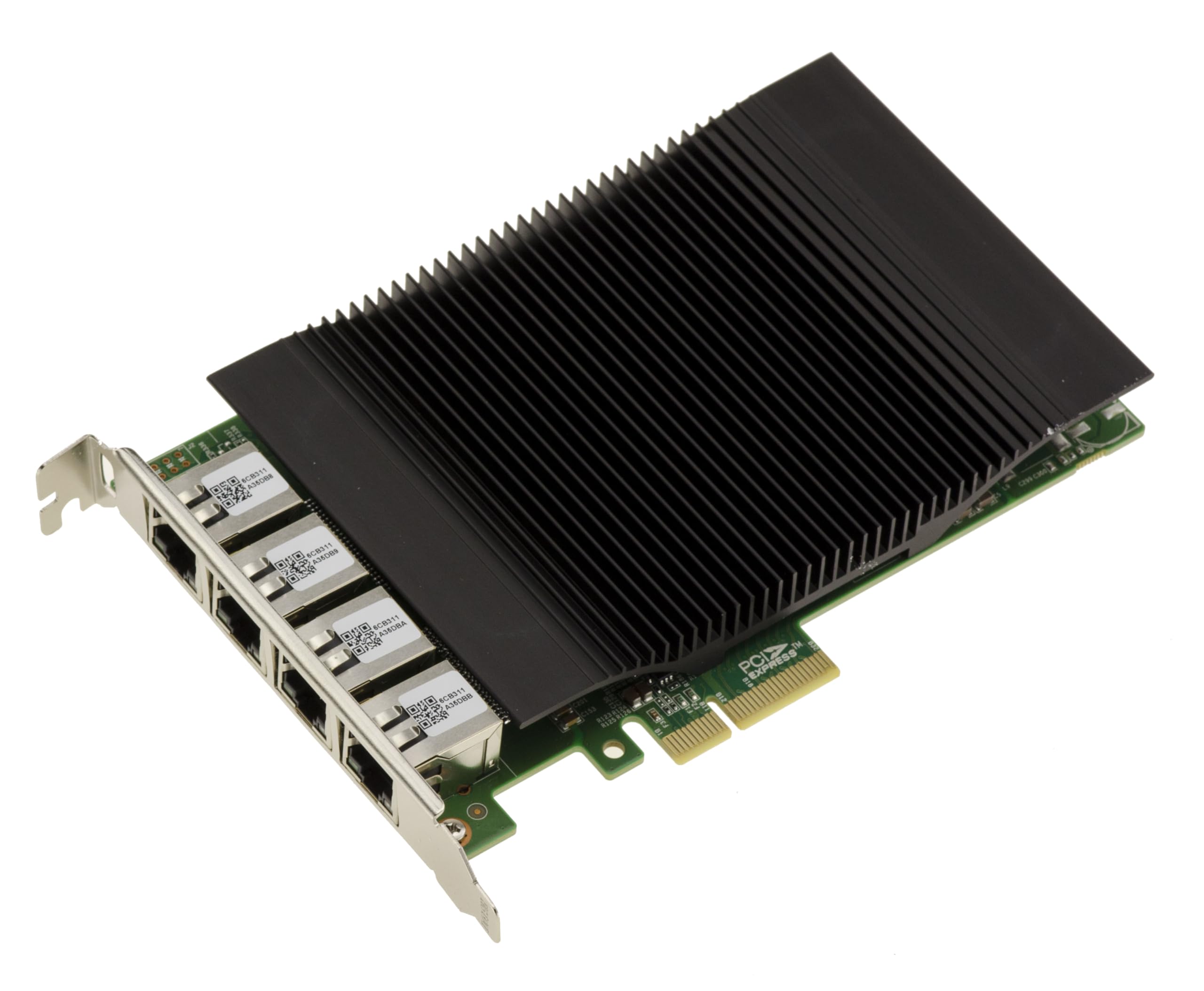 KALEA-INFORMATIQUE PCIe x4 Network Controller Card with 4 Ports 2.5 Gigabit Ethernet RJ45 with Intel I226 Chipset Industrial Range Support 10 100 1000 1G 2.5G