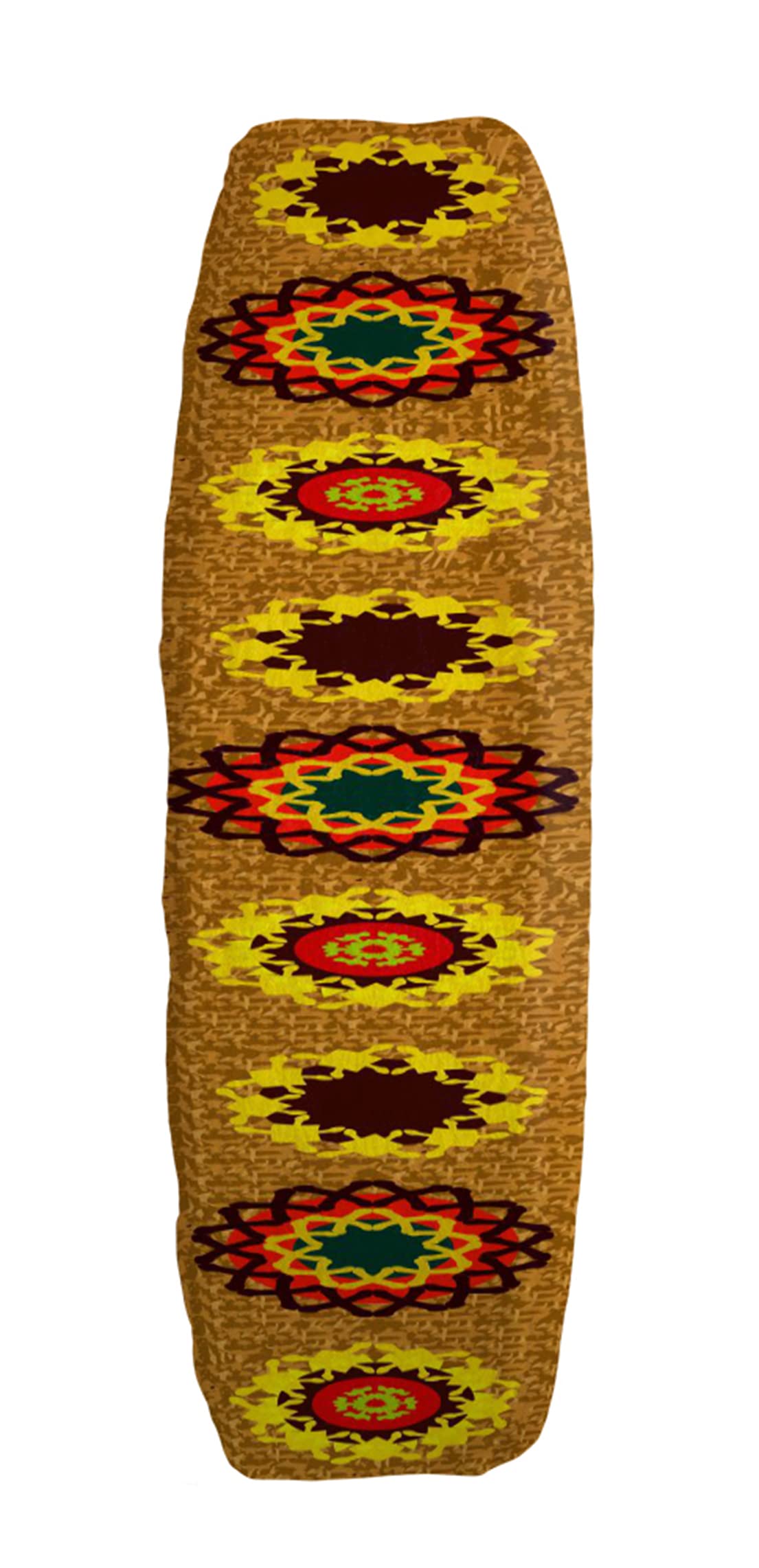 Mukesh Handicrafts Memory Foam Cushion, 14x14 inch, Multicolour 3