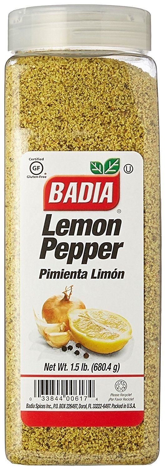 Badia - Pimienta de limón (680,4 g, 2 unidades)