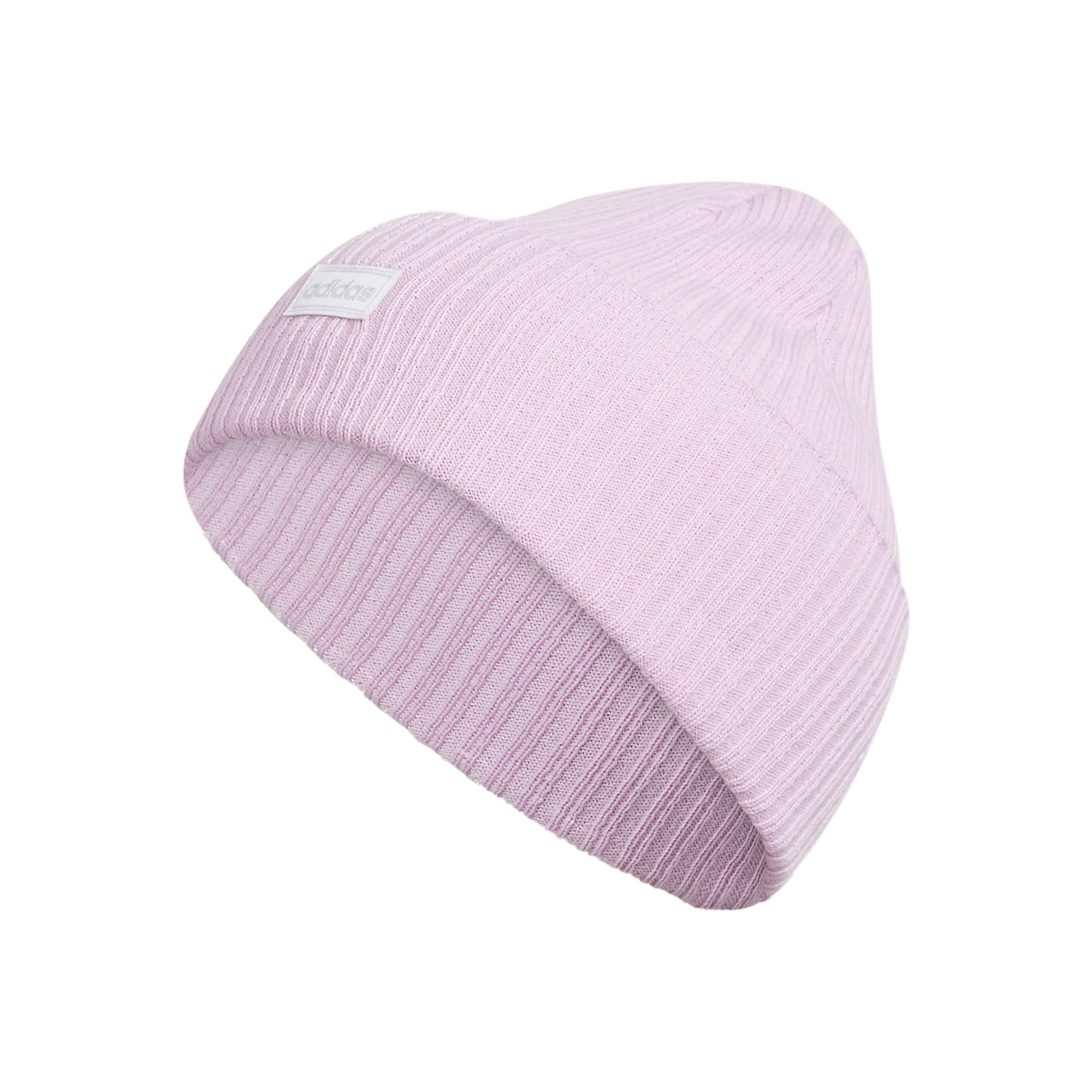 Bonnet adidas femme à grand revers réglable maille douce coloris lilas et gris - 8