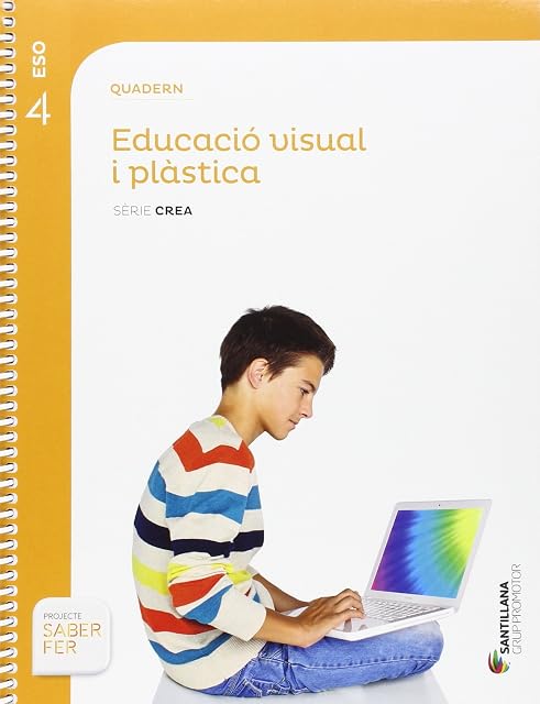 Portada de Educacio Plastica 4º ESO Quadern Serie Crea Saber Fer Catala Ed 2016