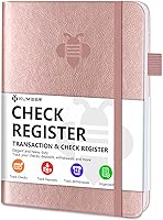 Vista 12 de Registro de cheques - Registros de cheques elegantes para chequera personal con registros de cheques y transacciones, registro de chequera de tapa