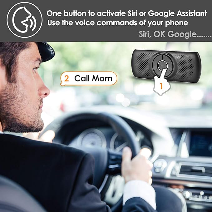 Altavoz Bluetooth Visor Coche Manos Libres TIANSHILI T826 miniatura 3