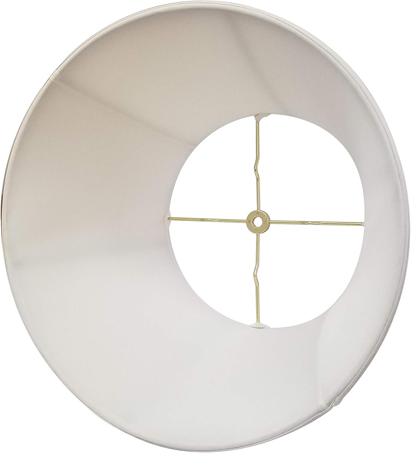 ❤ Crazy Deals Royal Designs Shallow Drum Bell Billiotte Wall Lamp Shade, White, 8 x 12.5 x 7.6 (BS-711-12WH)