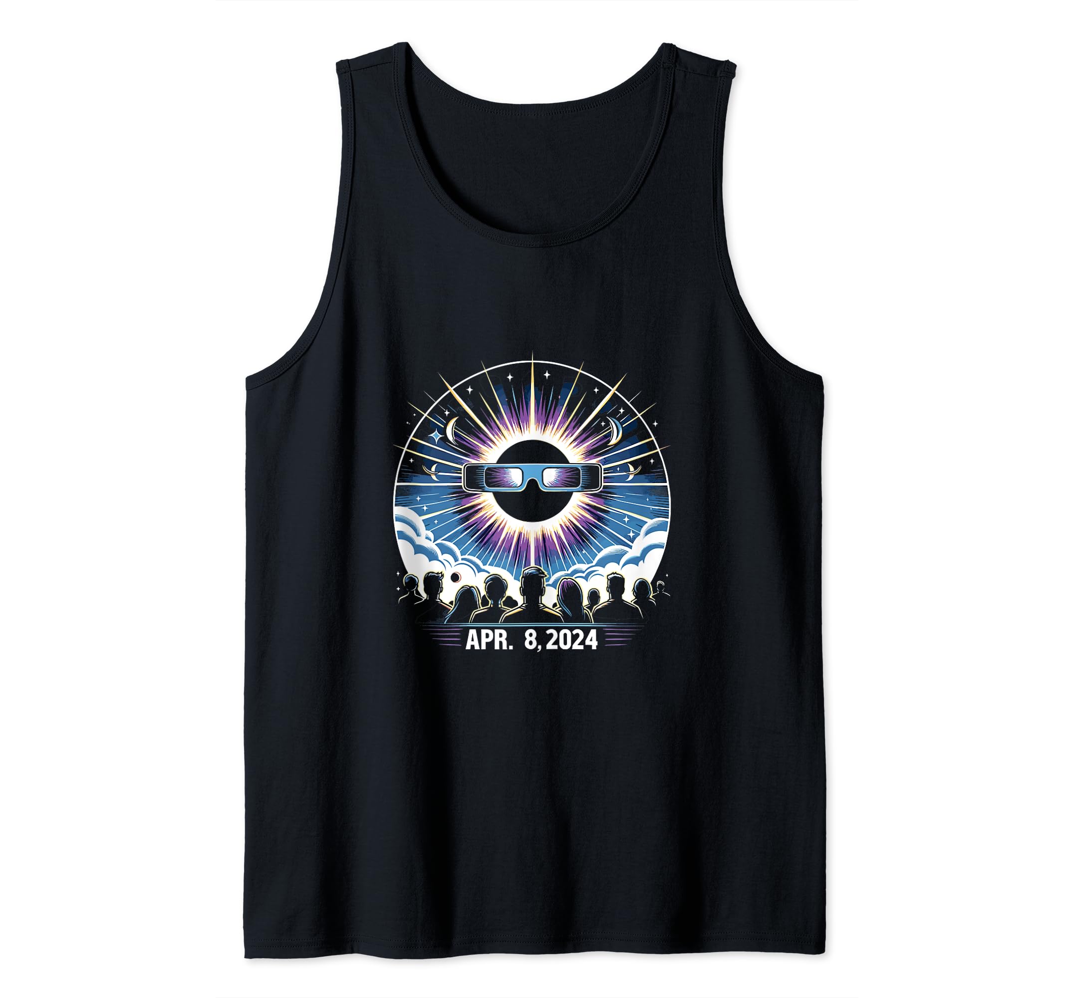 Solar Eclipse Spectacle - April 8, 2024 Tank Top