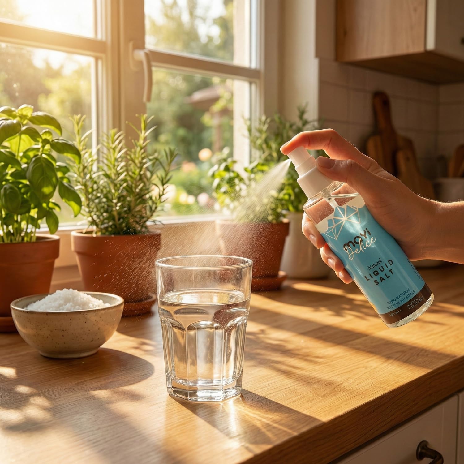 MAY Liquid Spring Salt Spray for Food - Kosher Microplastic-Free 84 Minerals for Electrolyte Balance Immune Support Rich — view 12