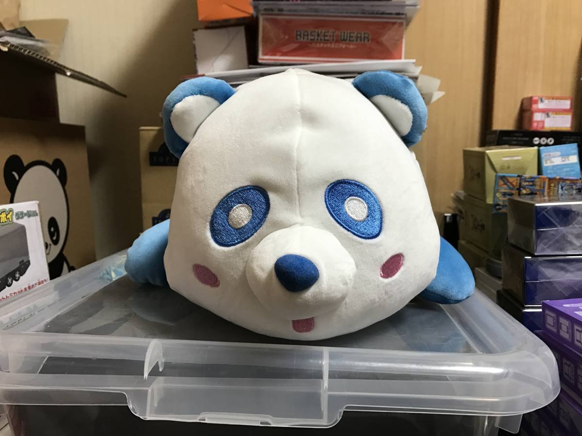 Amazon.co.jp: AAA えパンダ もちもちBIGぬいぐるみ 青 ブルー